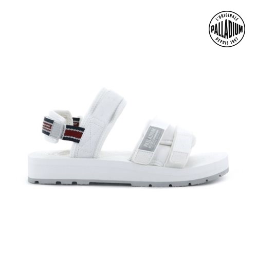 Pánské Sandály Palladium Outdoorsy Bílé | CZ ILZ-24T